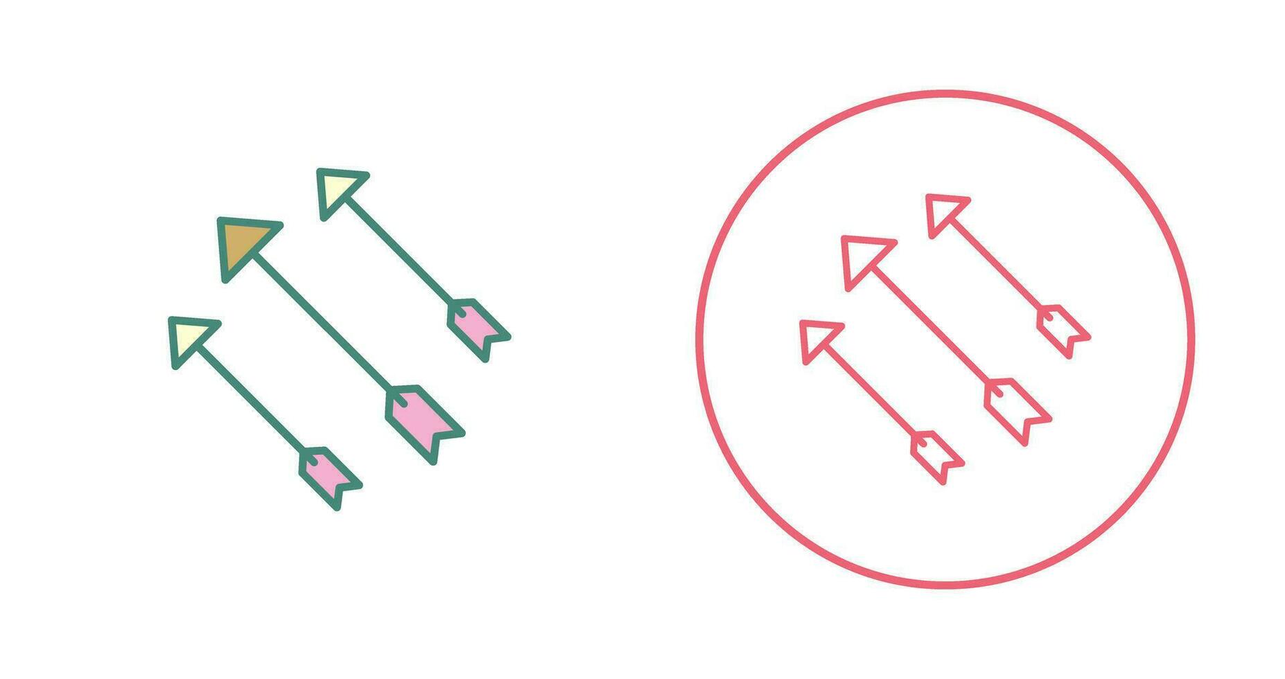Unique Arrows Vector Icon