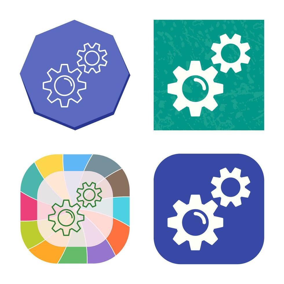 Gears Vector Icon