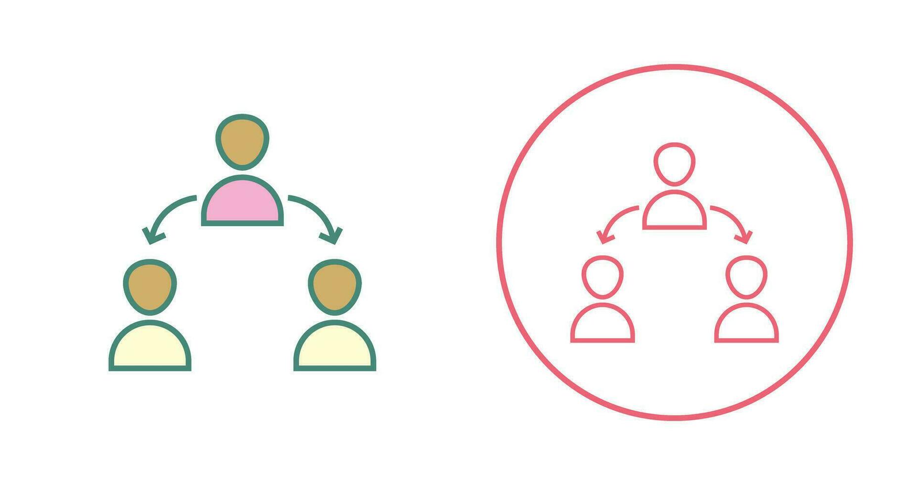 Unique Connected Users Vector Icon