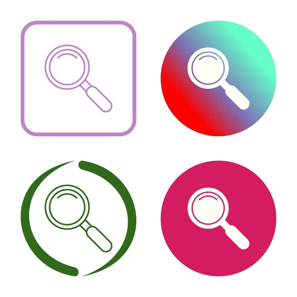 Magnifiying Glass Vector Icon