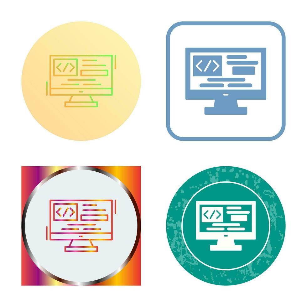 Coding Vector Icon