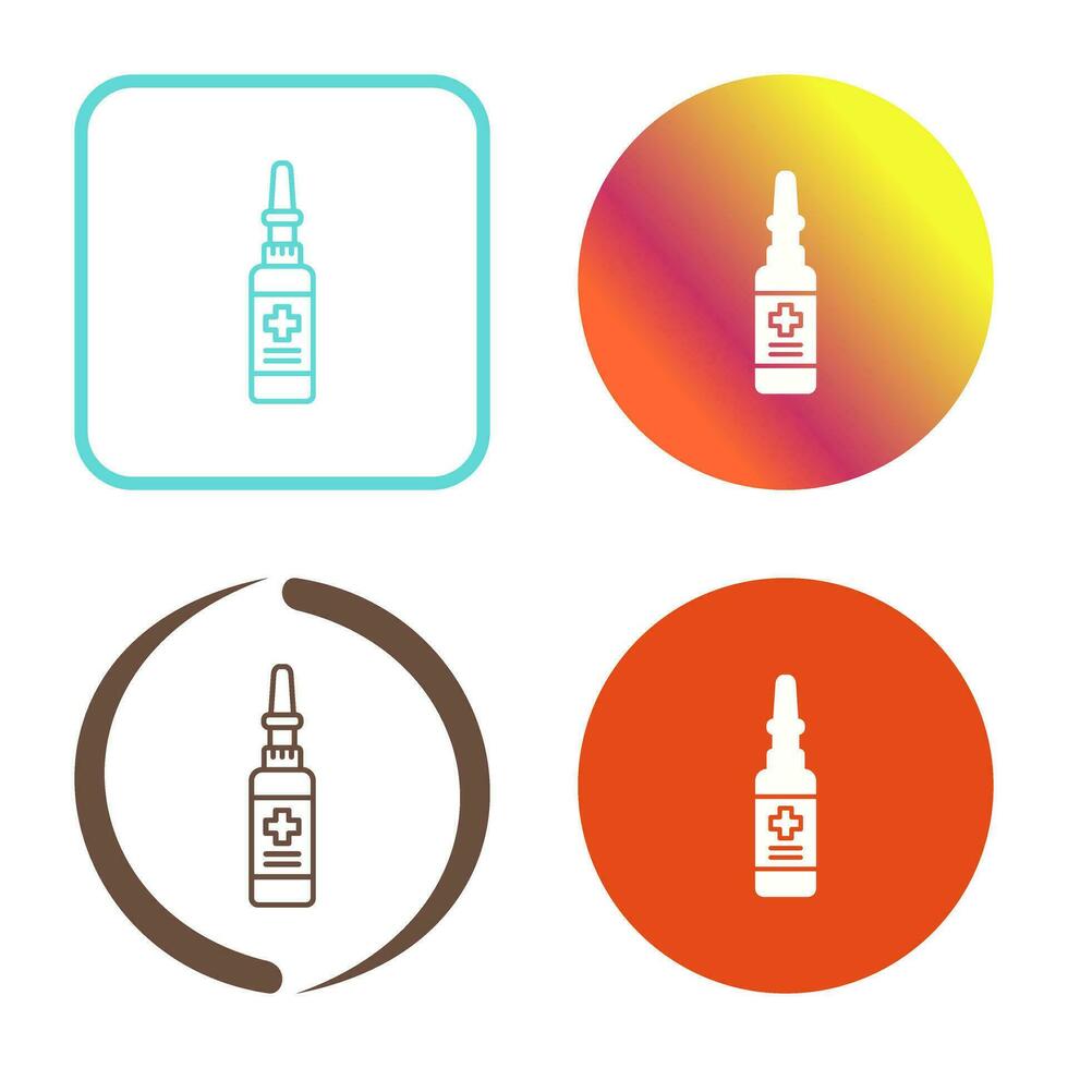 Nasal Spray Vector Icon