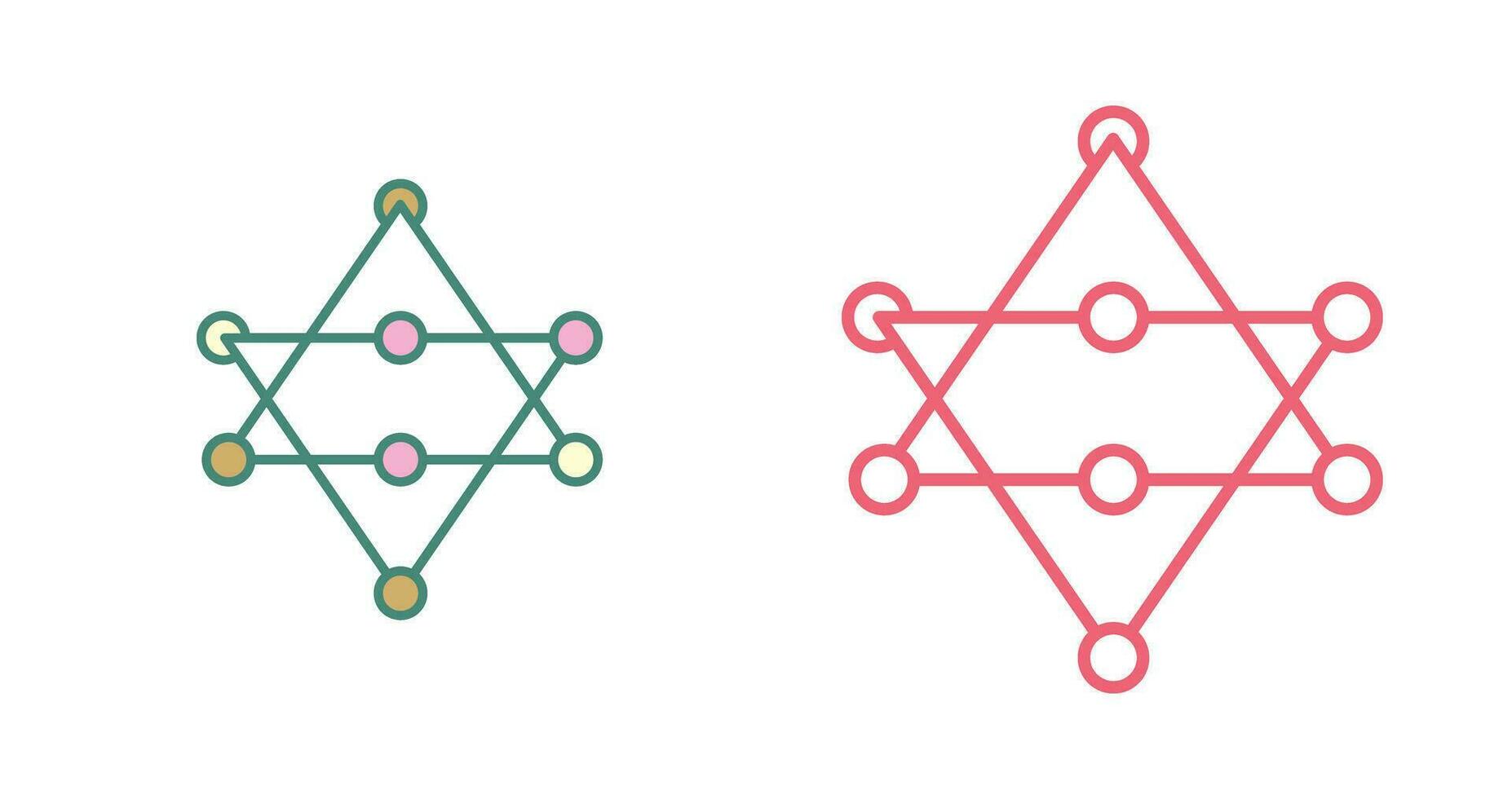 Unique Networks Vector Icon
