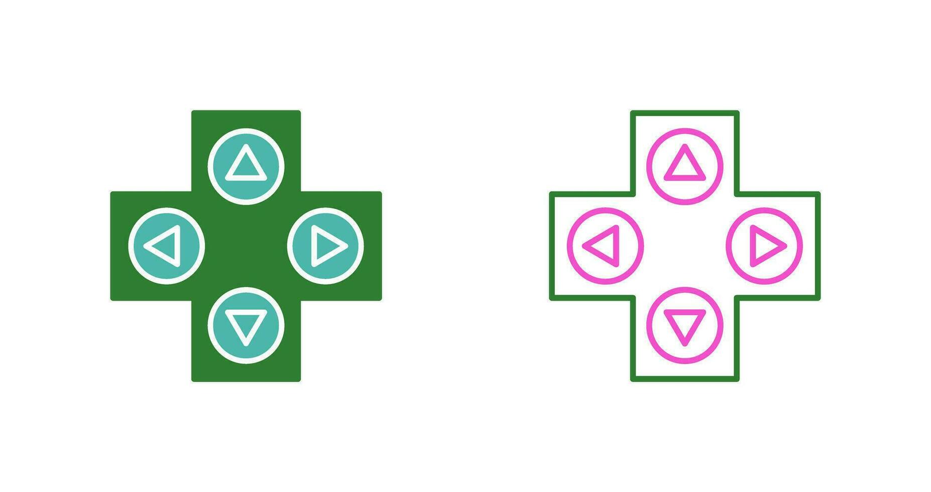 Unique Gaming Control Vector Icon