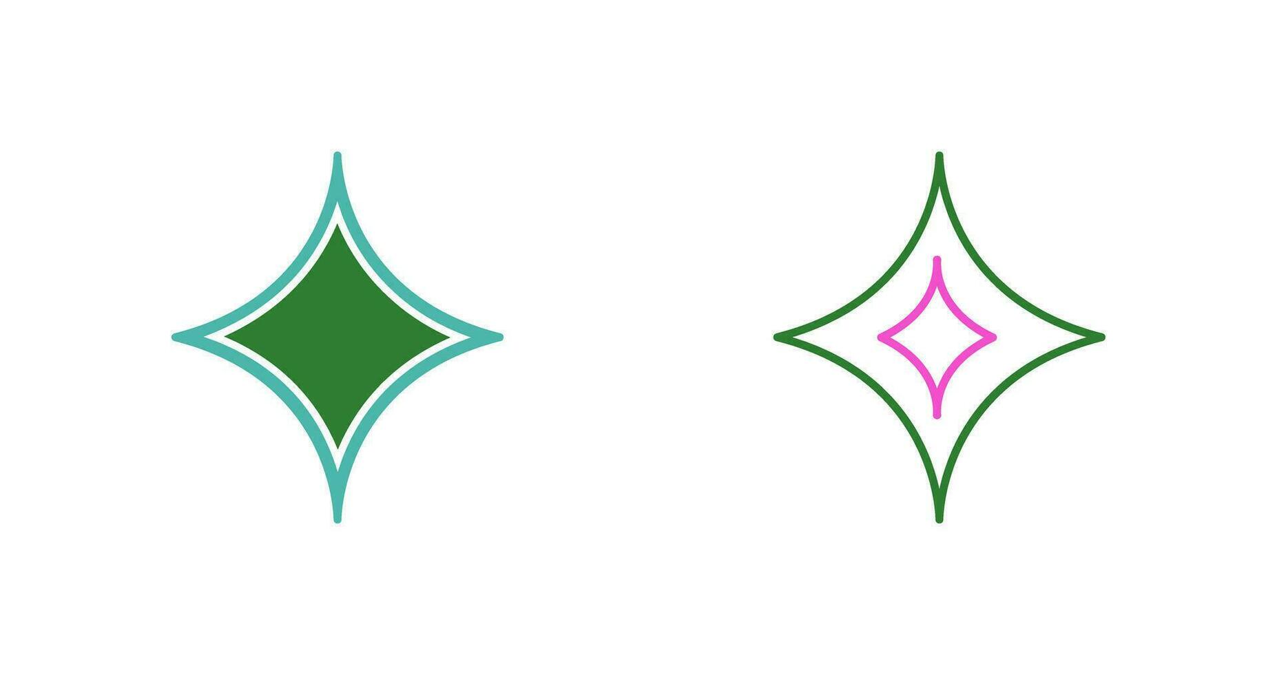 Unique Diamond Vector Icon