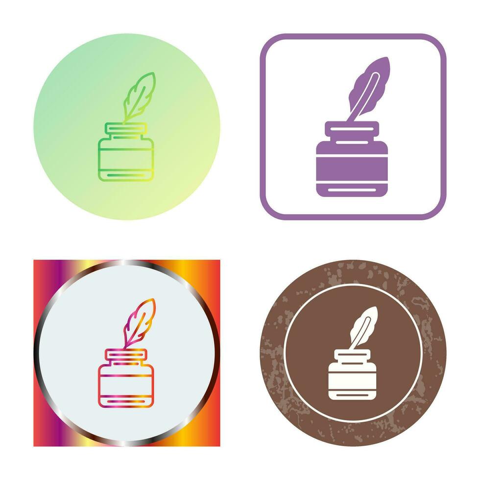Inkwell Vector Icon