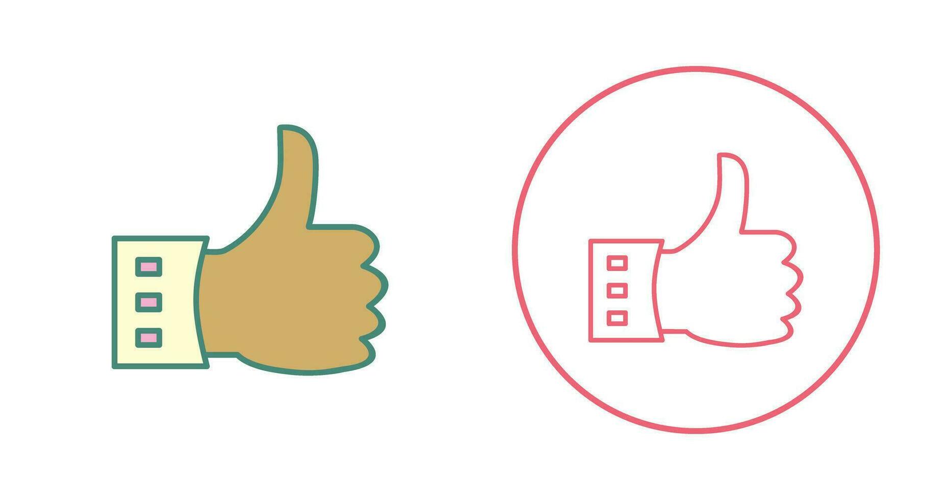 Unique Like Vector Icon