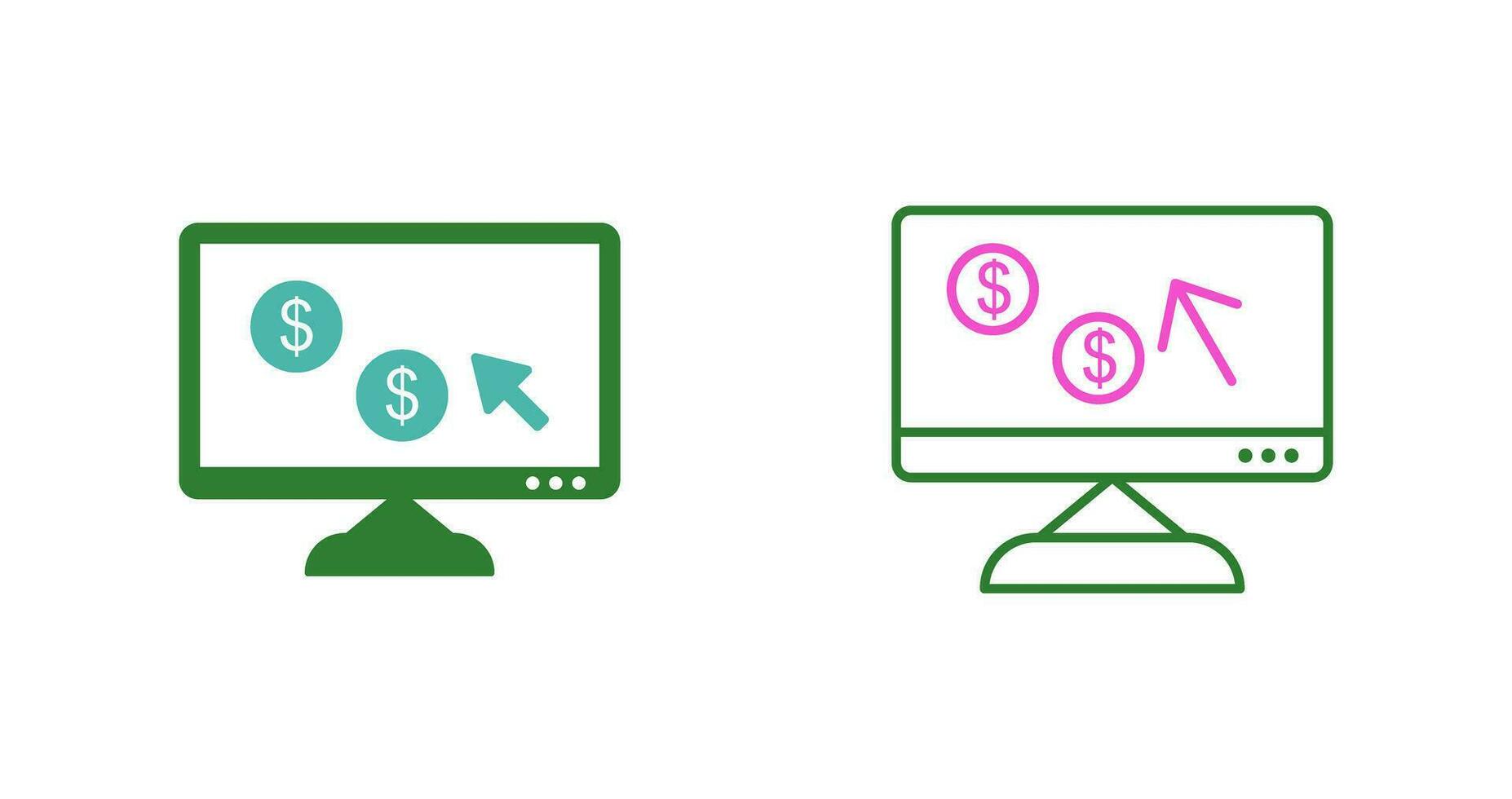 Unique Pay Per Click Vector Icon