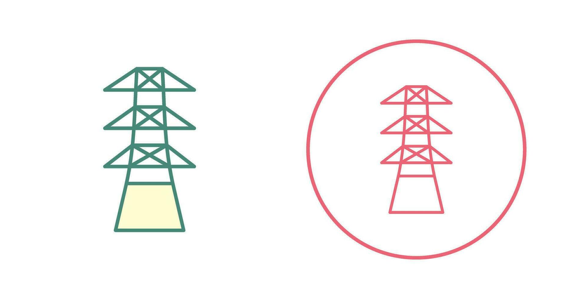 icono de vector de torre única