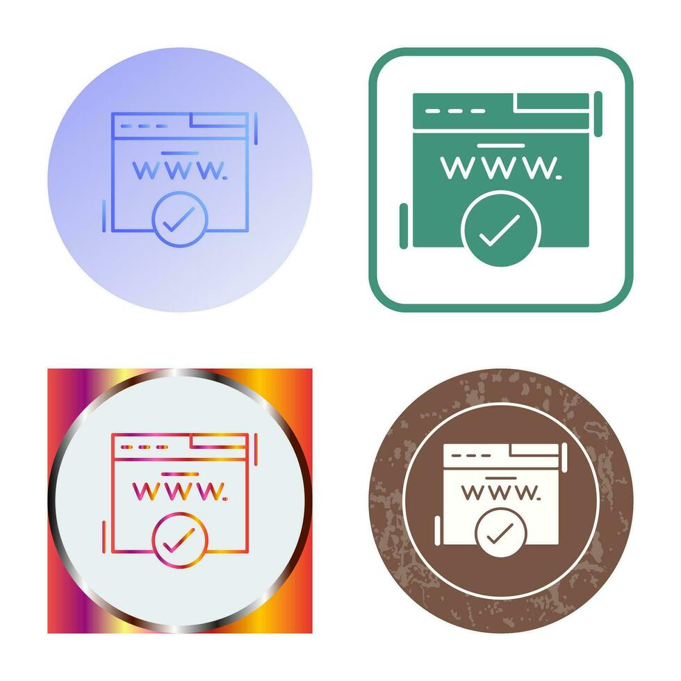 Domain Vector Icon