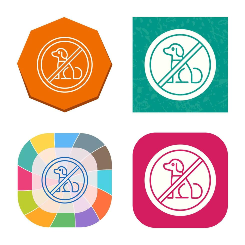 No Pets Vector Icon