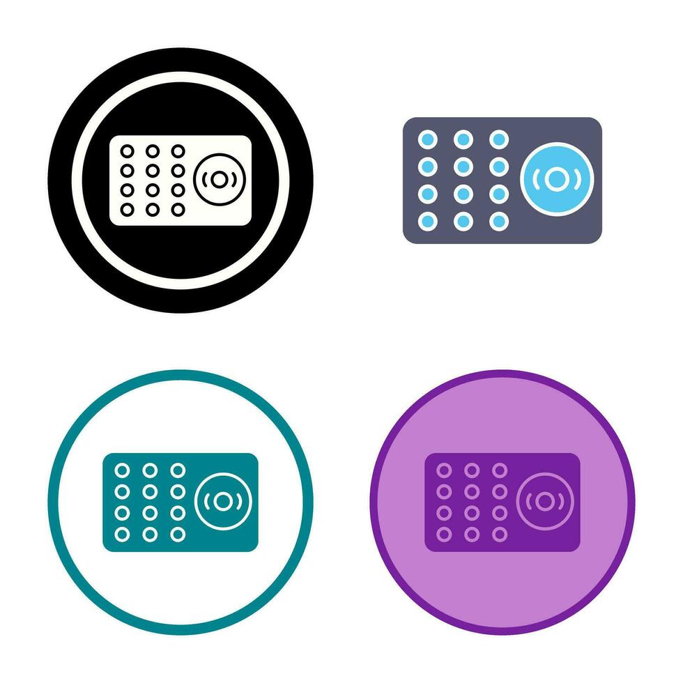 Unique Ring Alarm Vector Icon