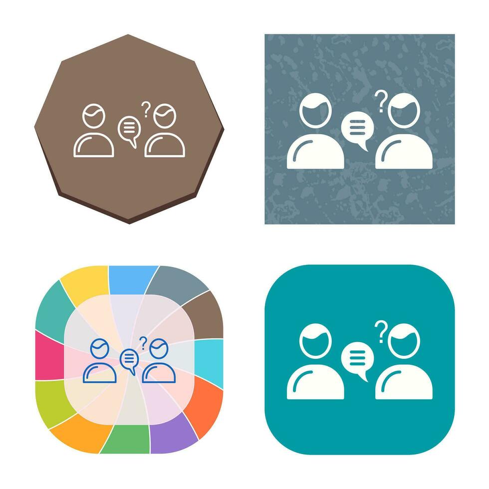 Unique Consulting Services Vector Icon