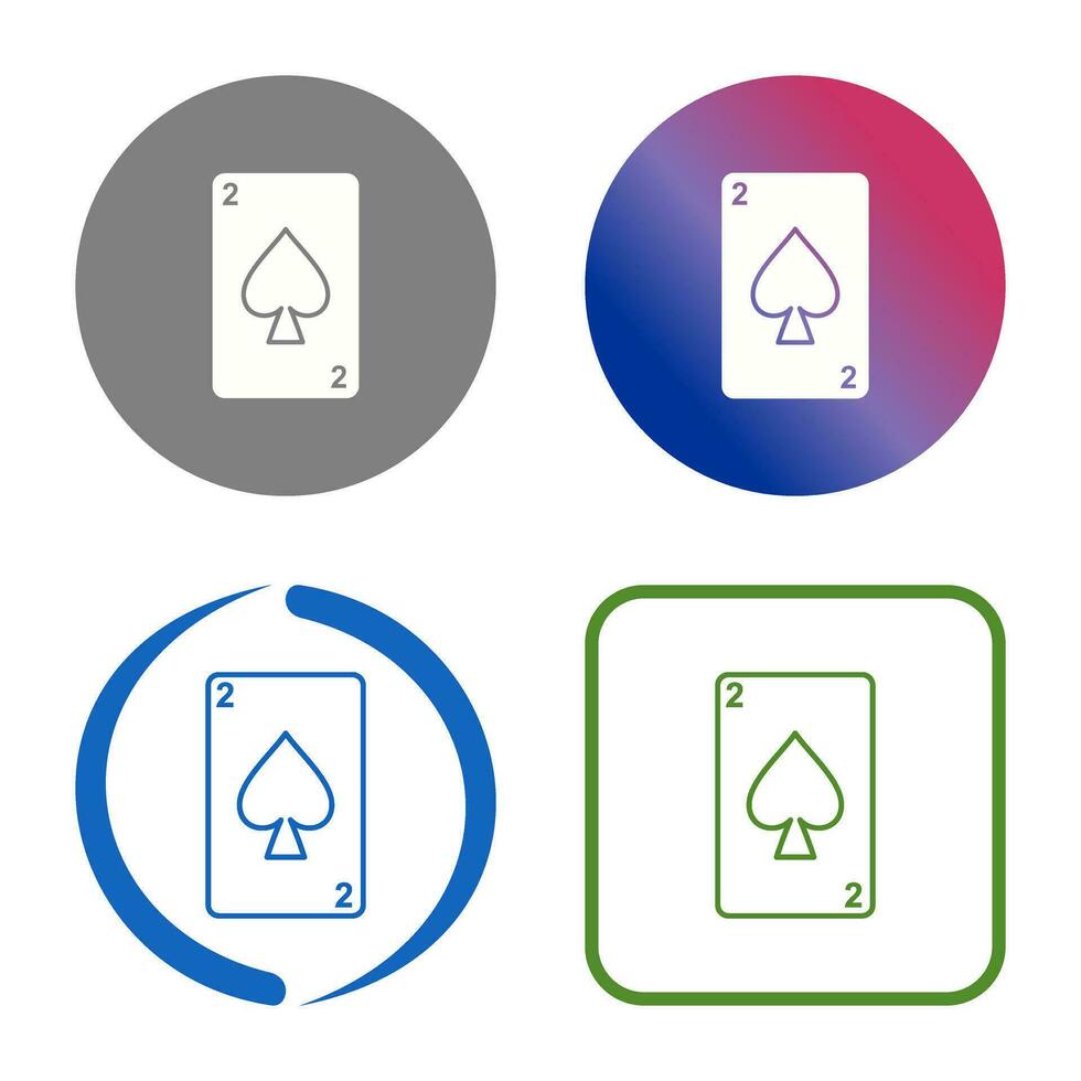 Spades Card Vector Icon