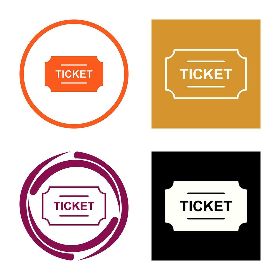 Tickets Vector Icon