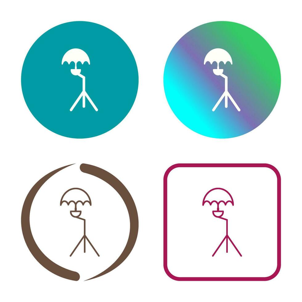 Unique Umbrella Stand Vector Icon