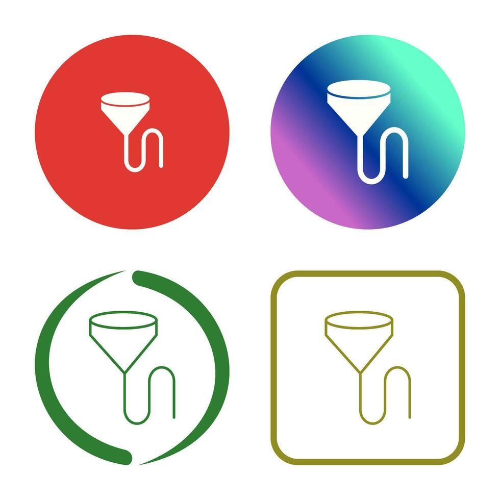 Unique Beer Bong Vector Icon