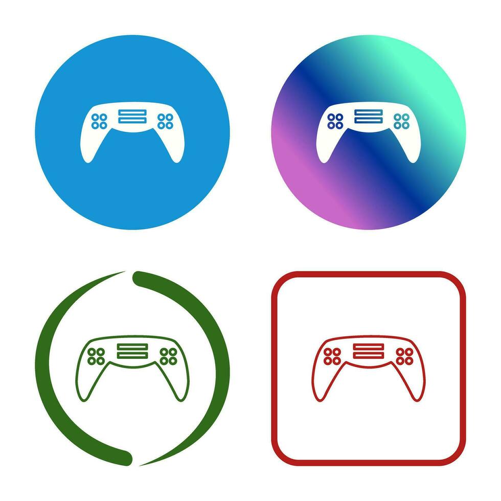 icono de vector de consola de juegos único