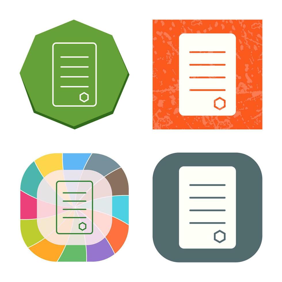 Unique Reports Vector Icon