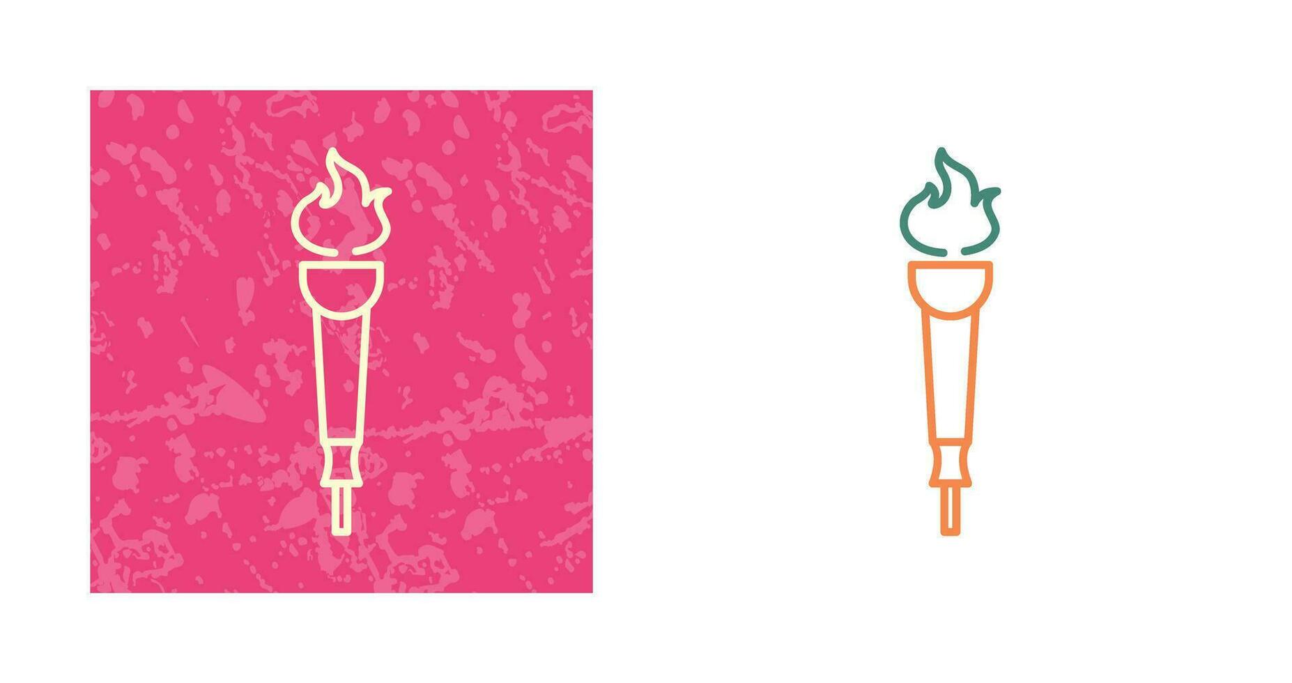 Museum Torch Vector Icon