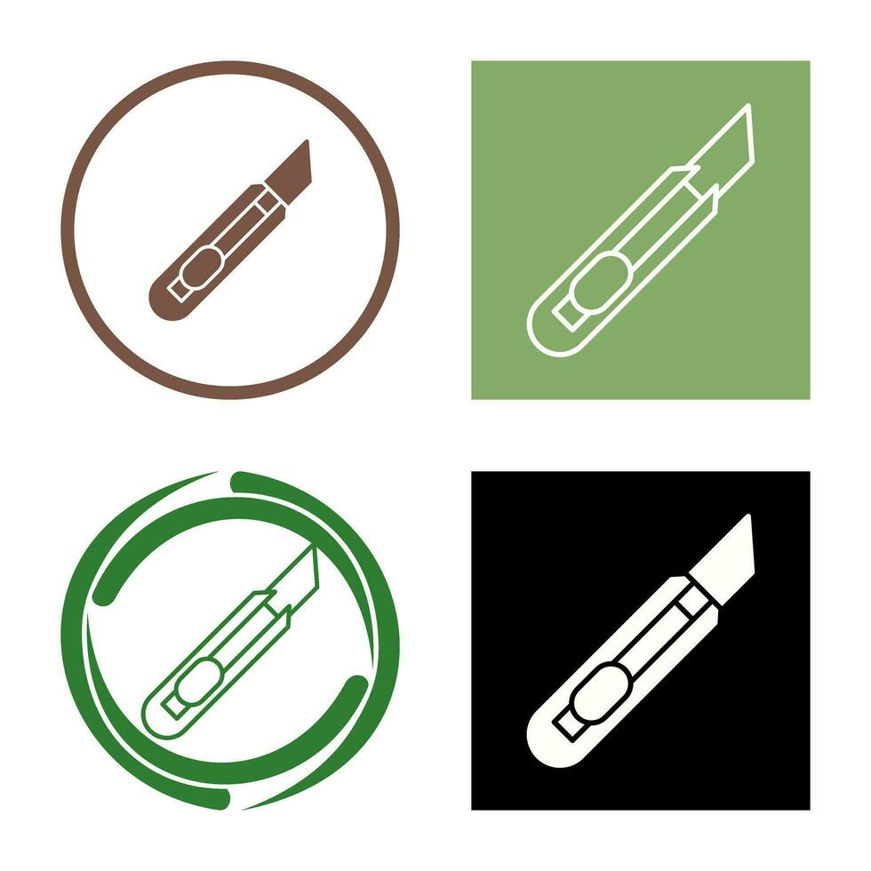 Stationery Knife Vector Icon