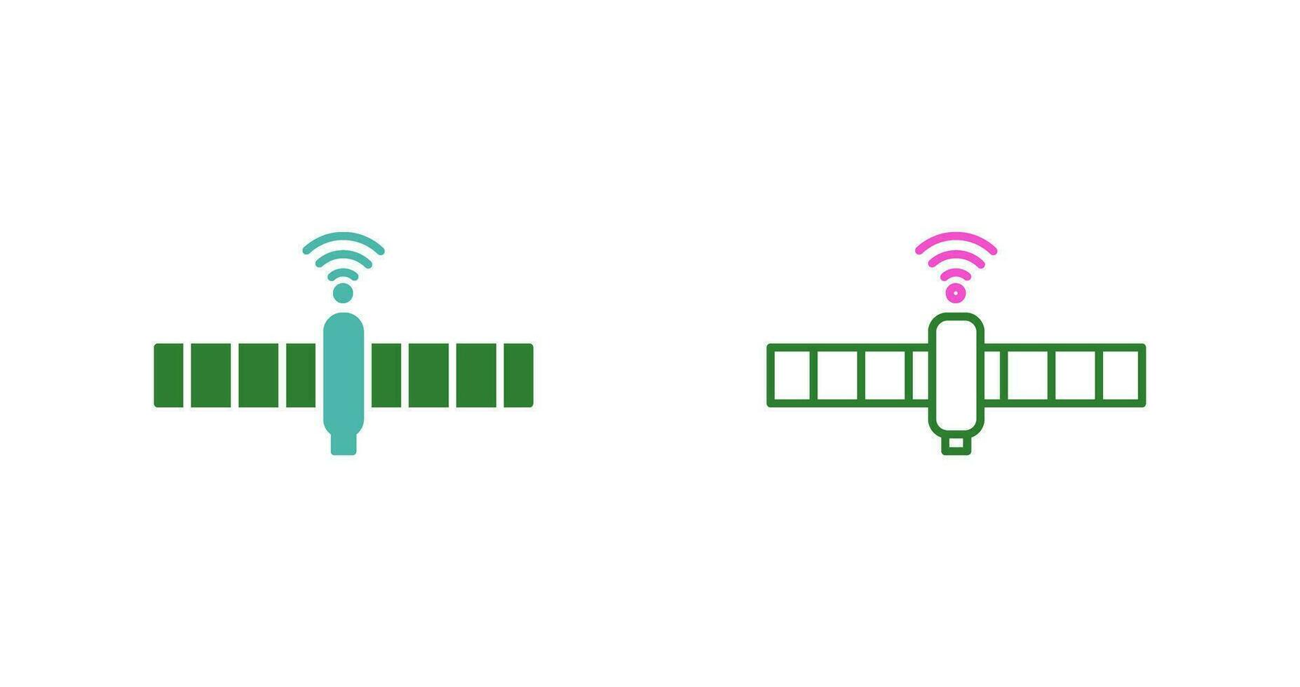 Unique Satellite Vector Icon