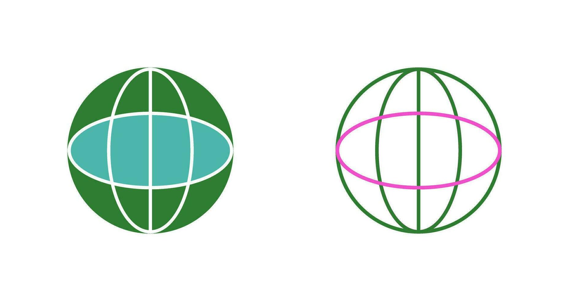 Unique Globe Vector Icon