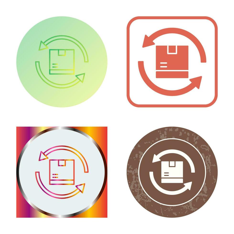 Product Return Vector Icon