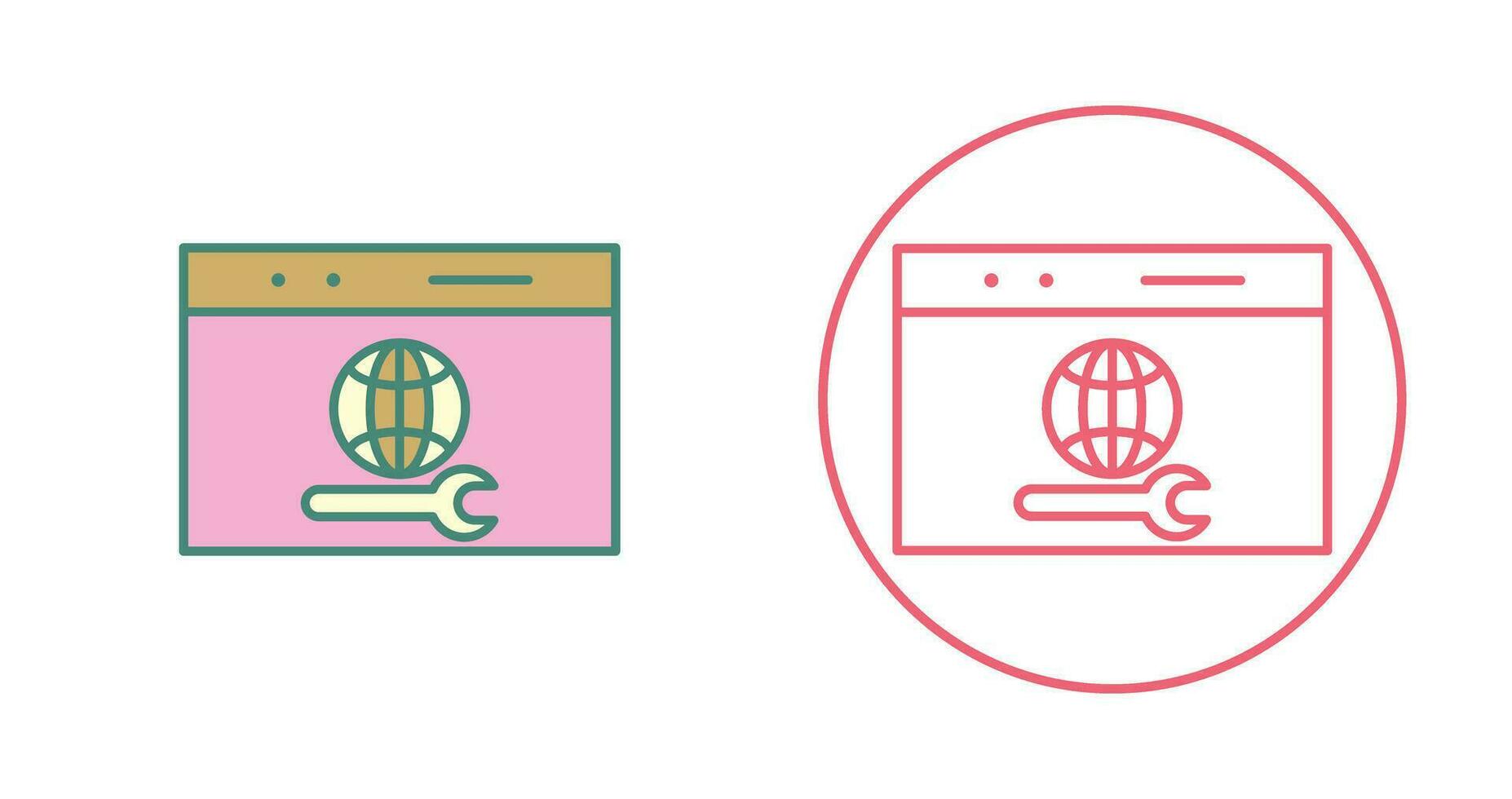 Unique Web Support Vector Icon