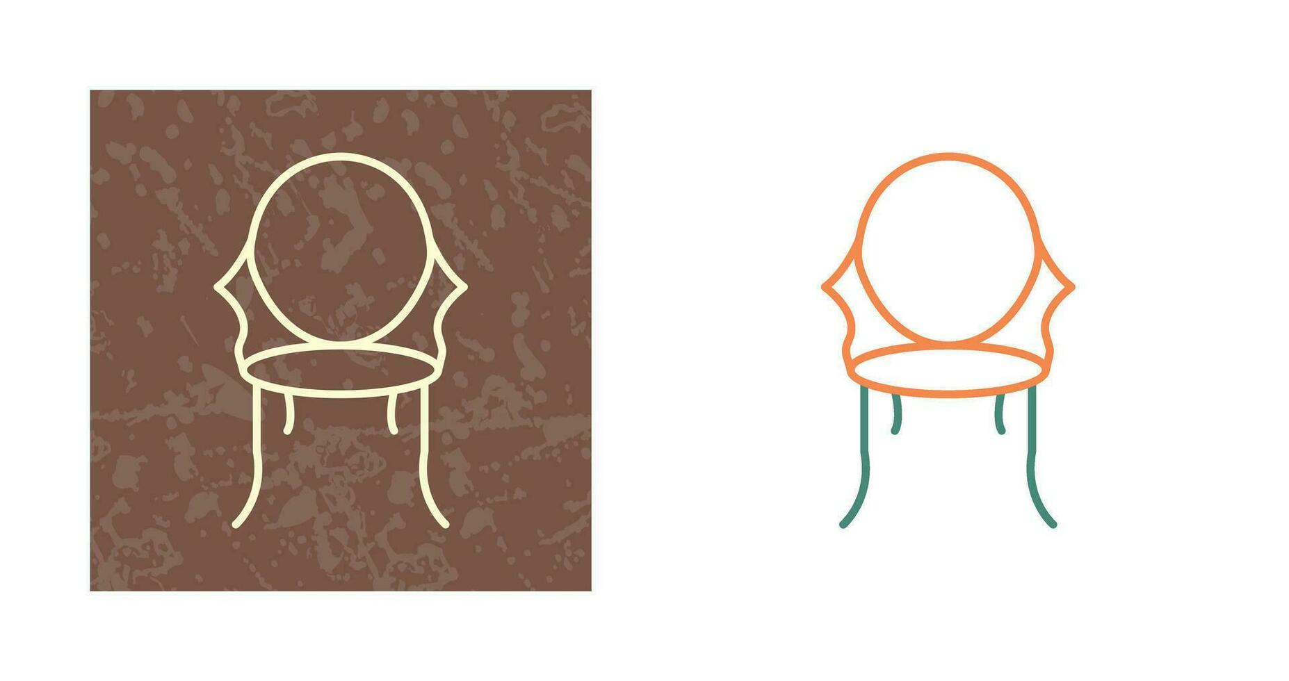 Ancient Chair Vector Icon