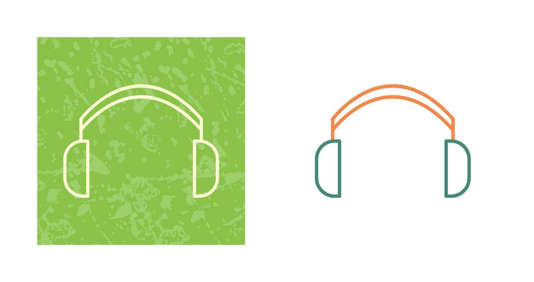 icono de vector de auriculares