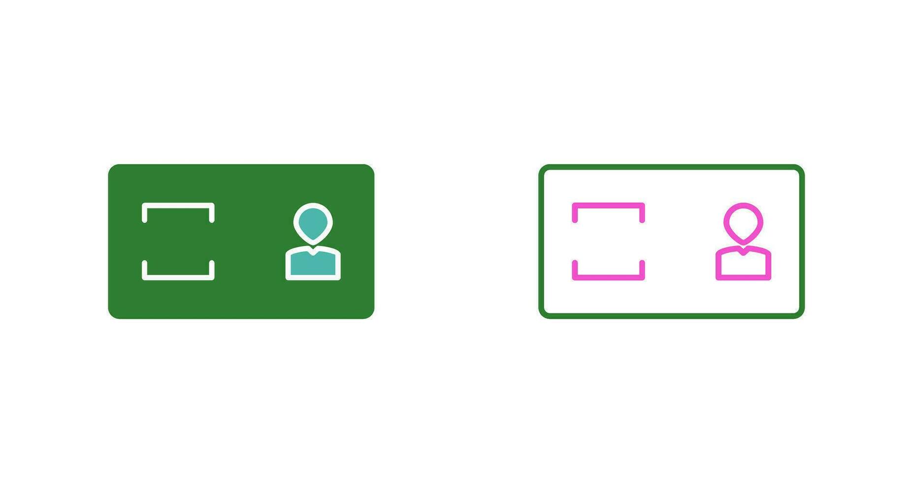 Unique Membership Card Vector Icon