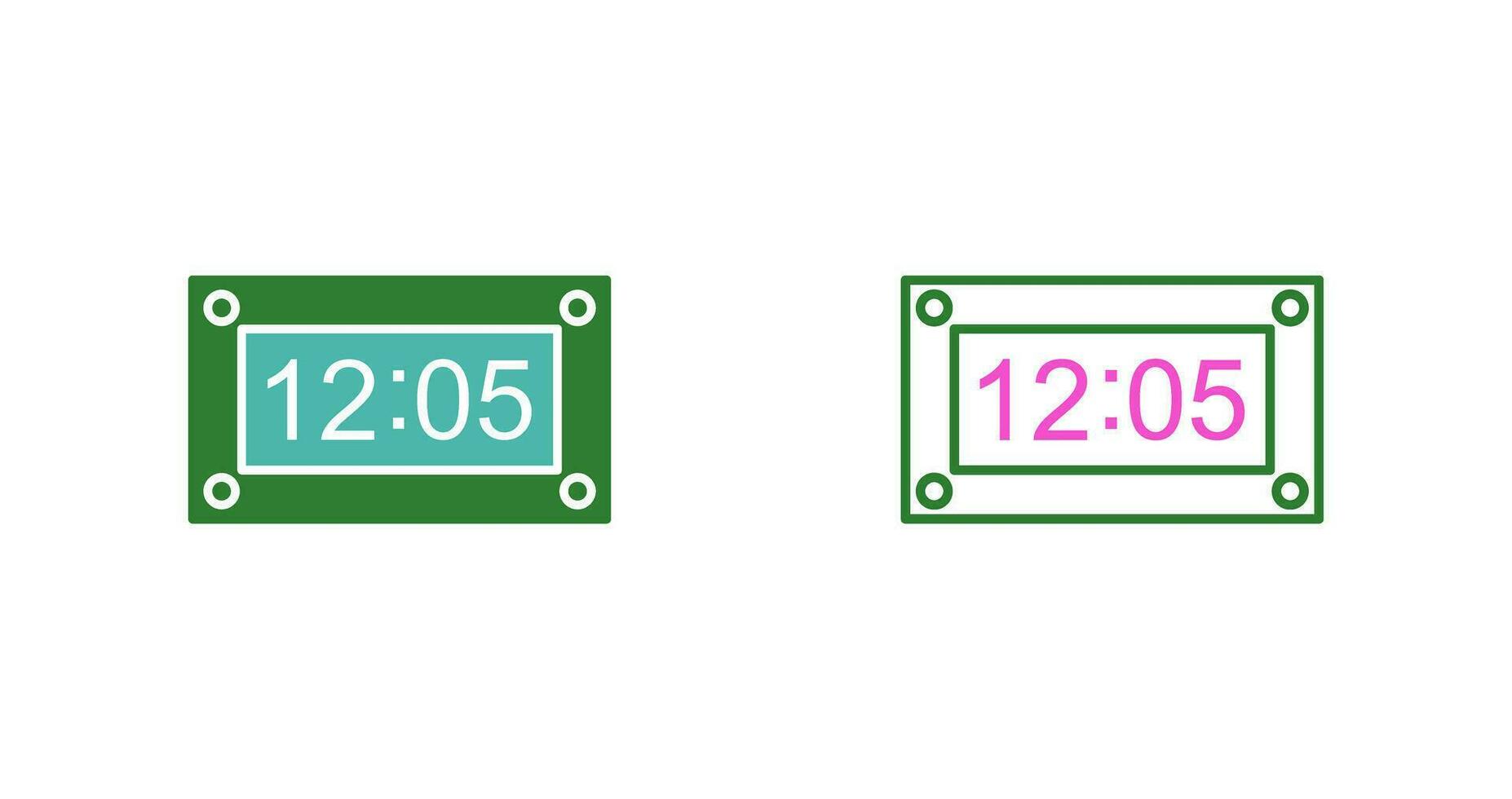 Unique Timer Vector Icon