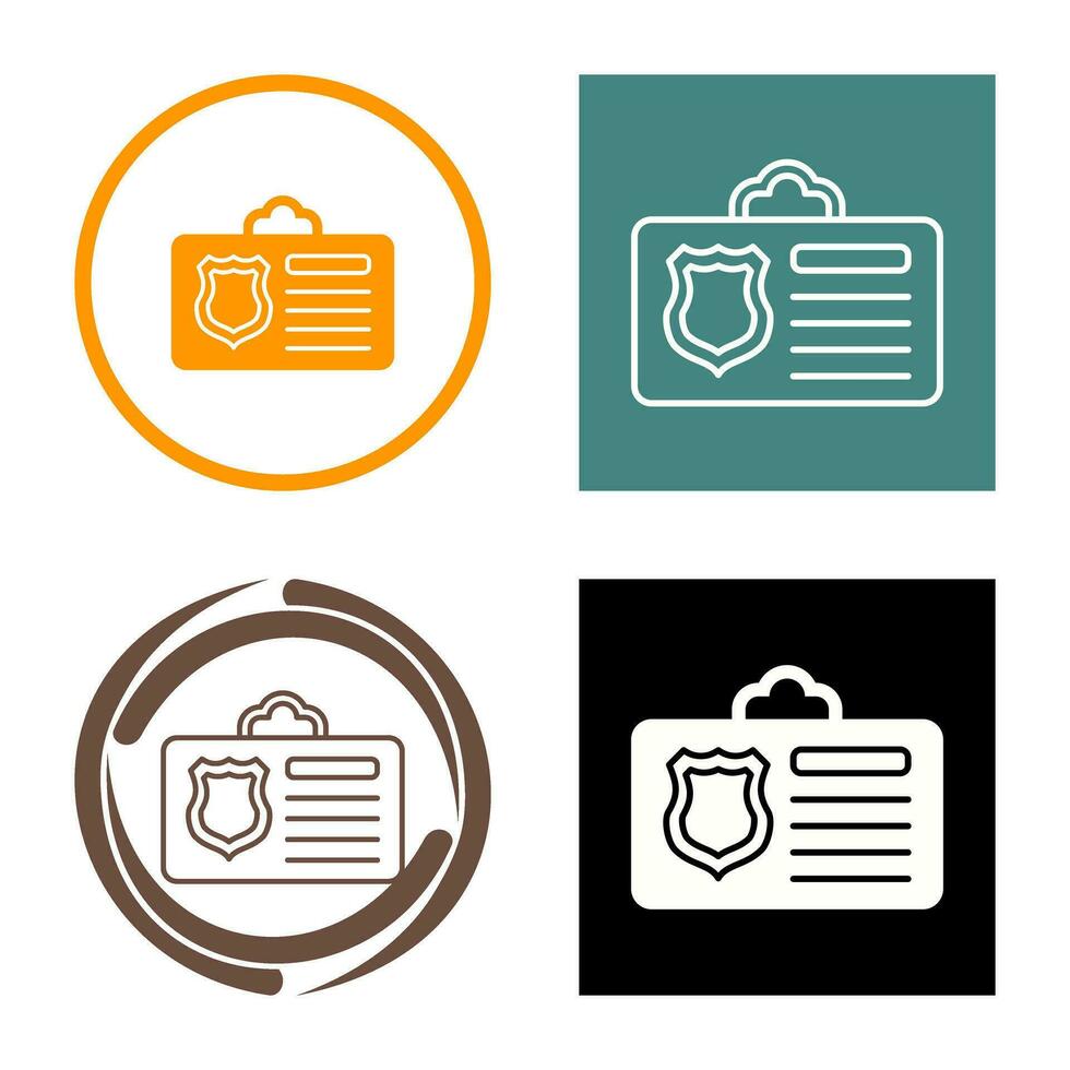 Id Card Vector Icon