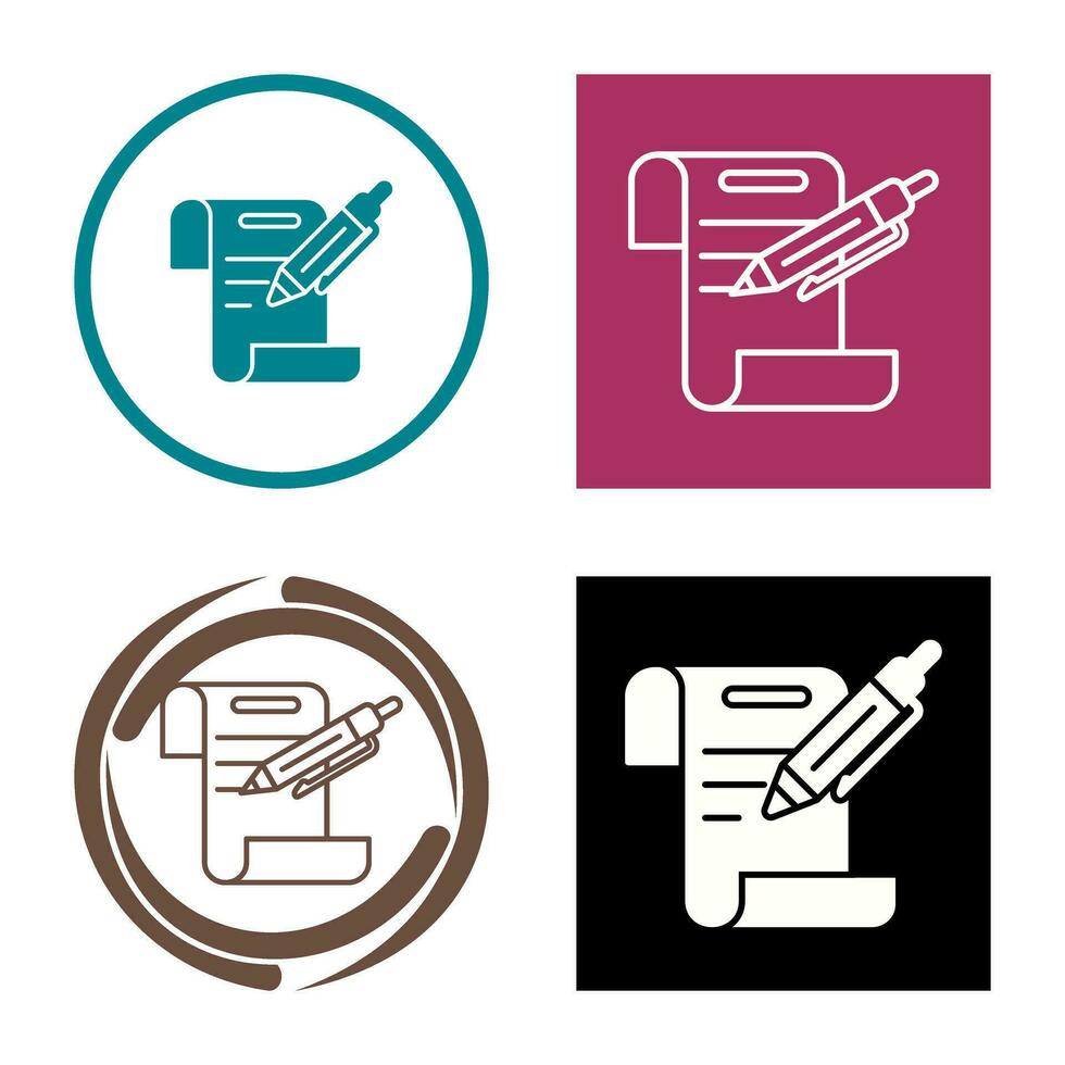 Contract Vector Icon