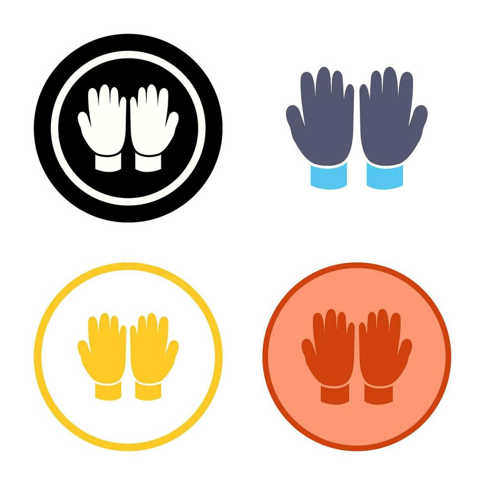 Gardening Gloves Vector Icon