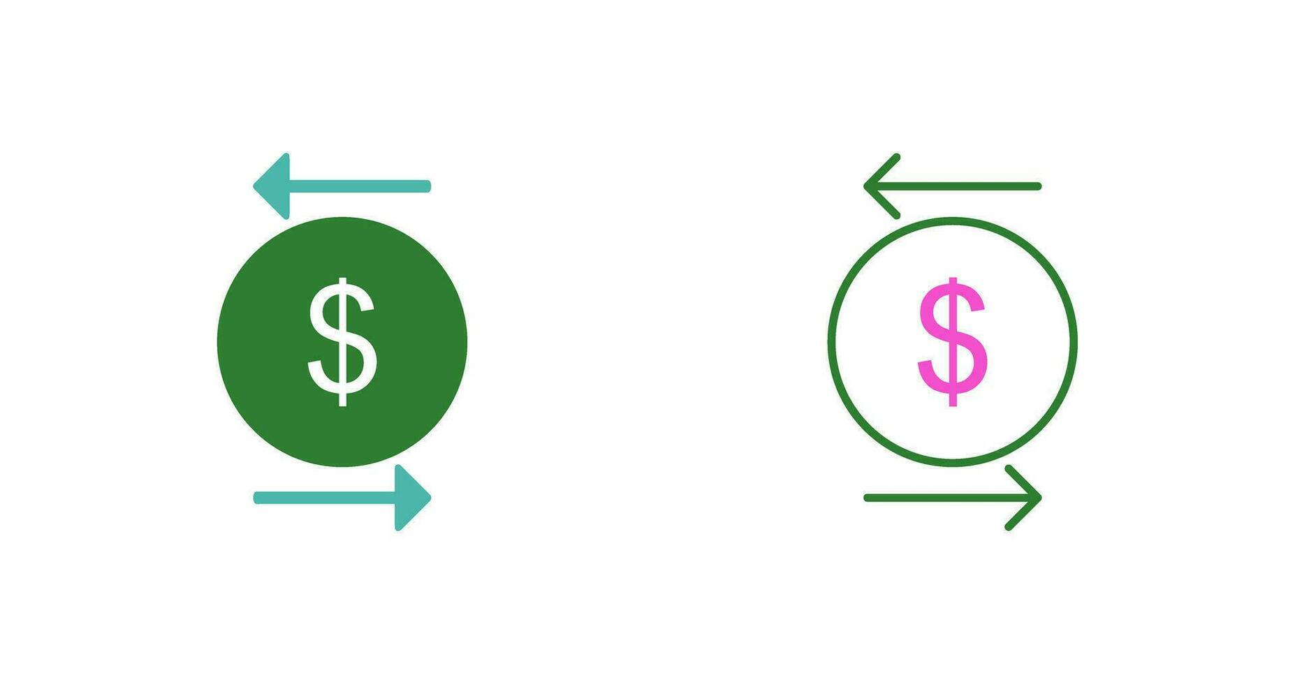 Unique Transcation Vector Icon