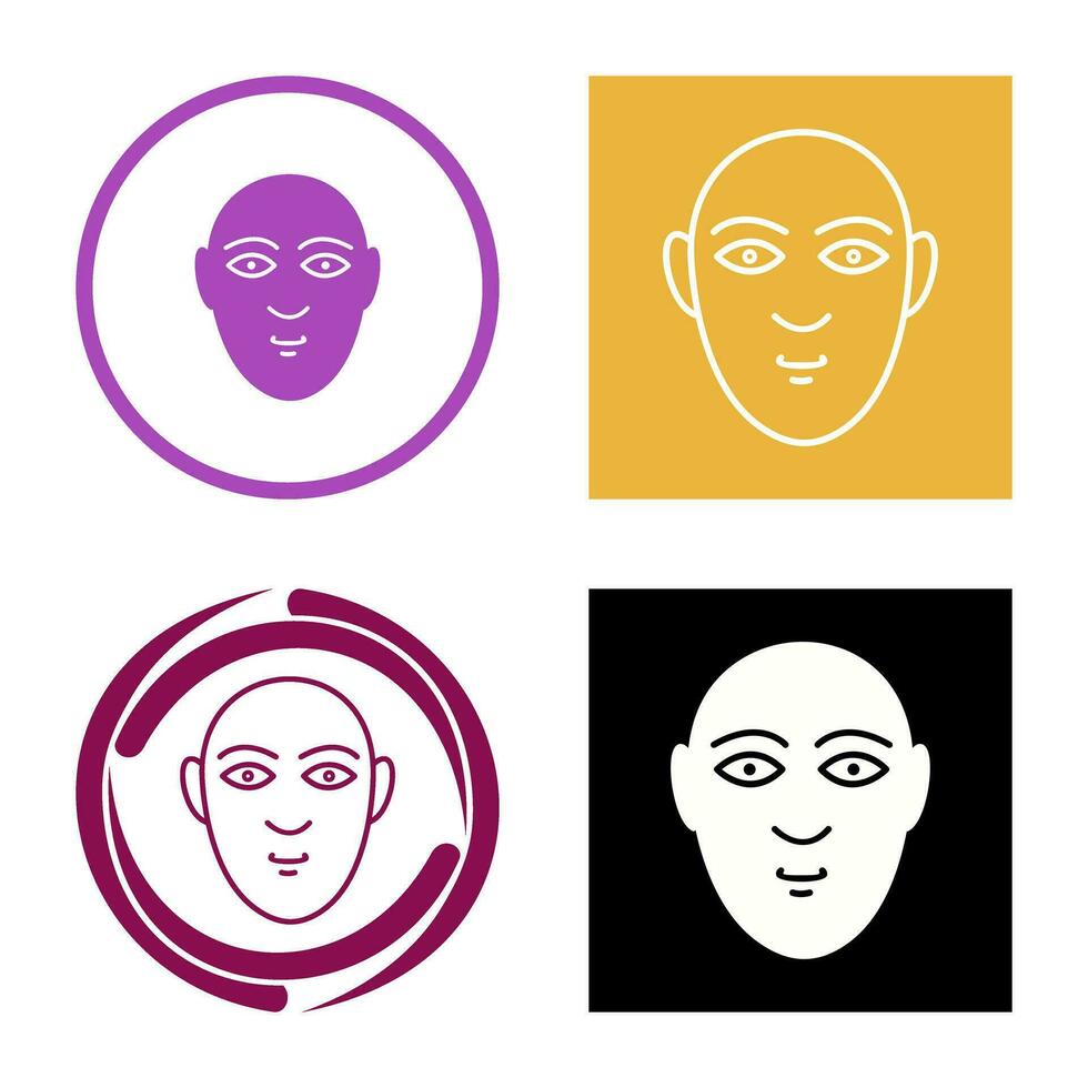 Human Face Vector Icon