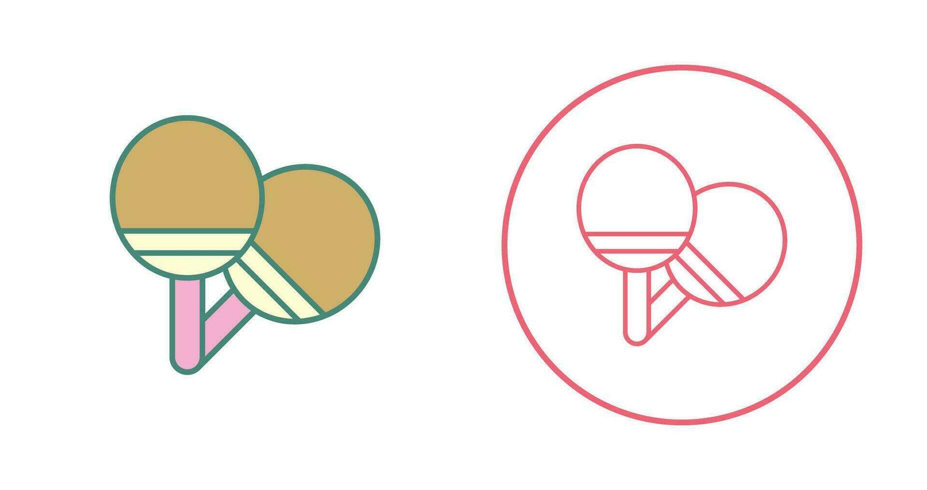 Ping Pong Vector Icon