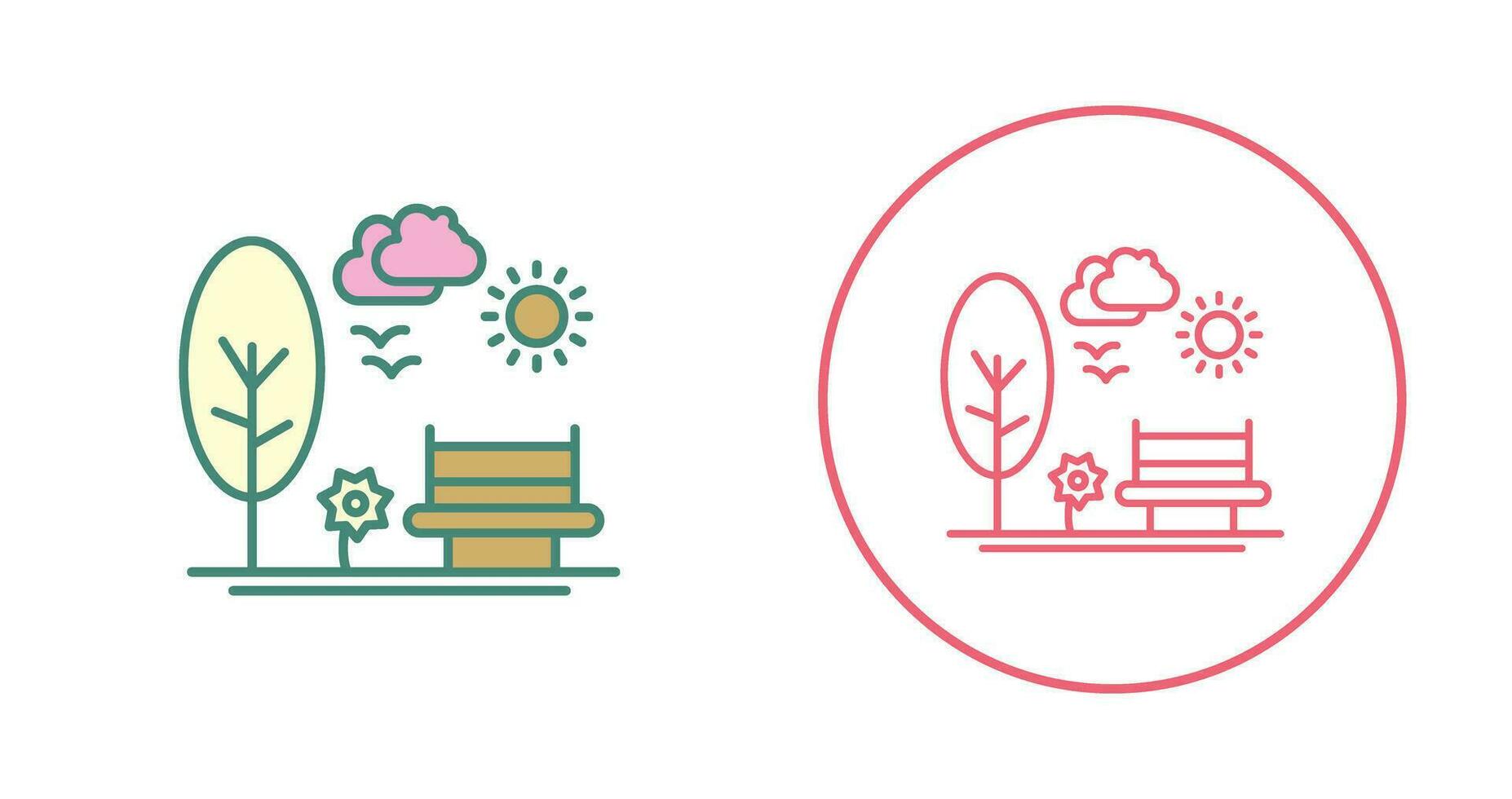Park Vector Icon