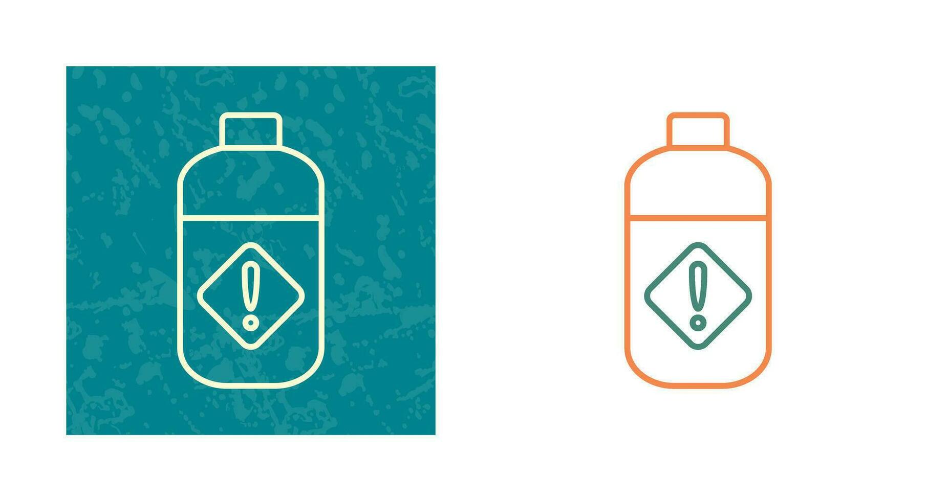 Pesticide Bottle Vector Icon