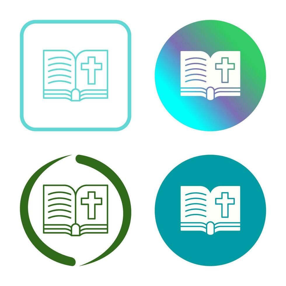 icono de vector de biblia