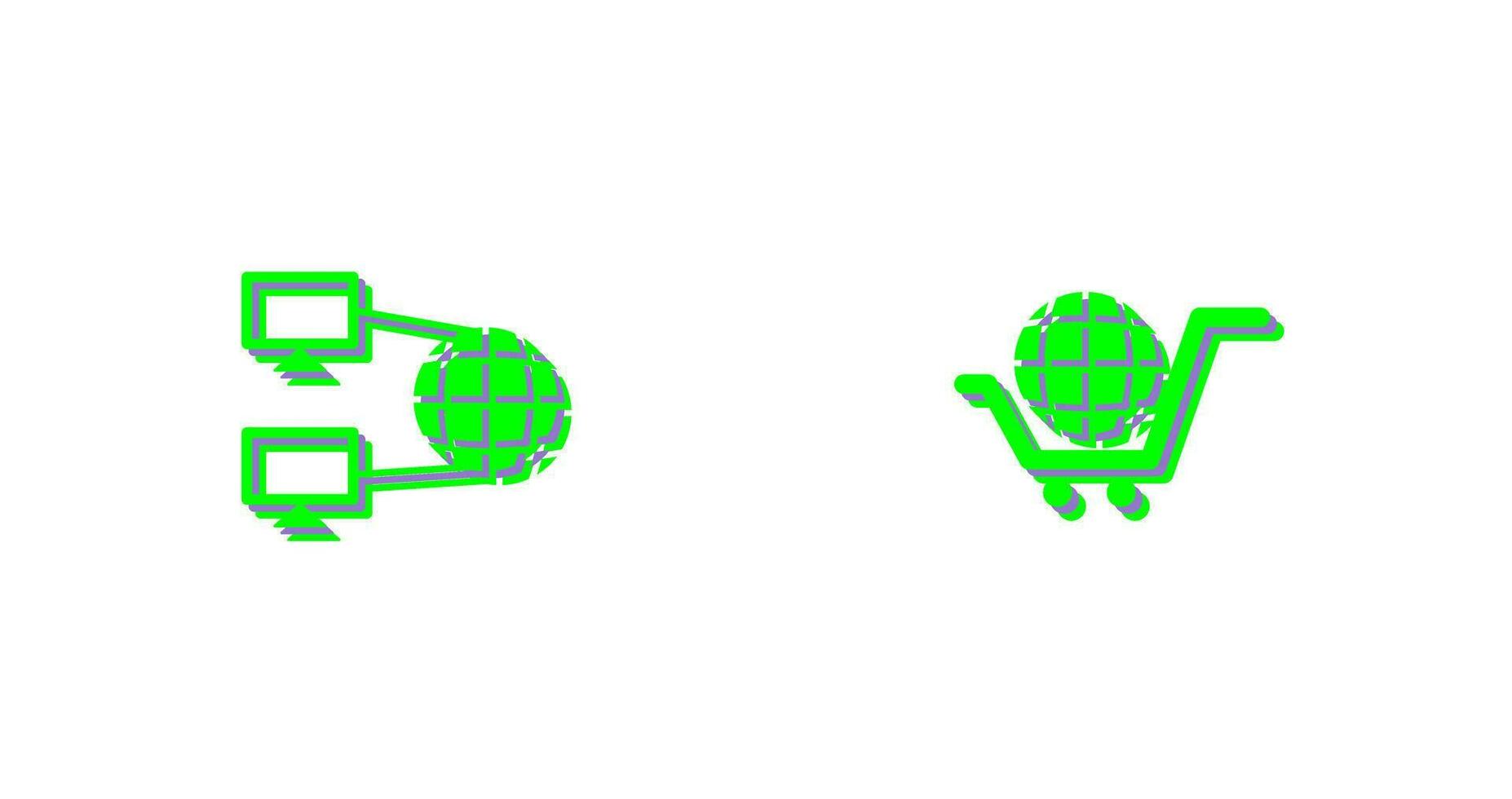 Internet Connectivity and Global Icon vector
