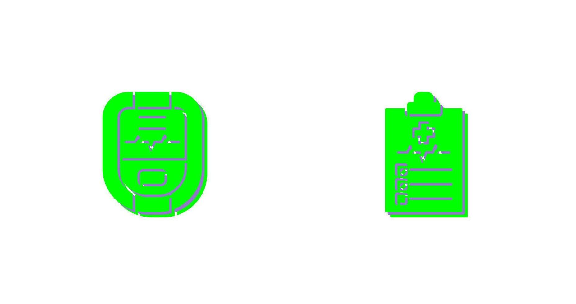 Oximeter and Medical Icon vector