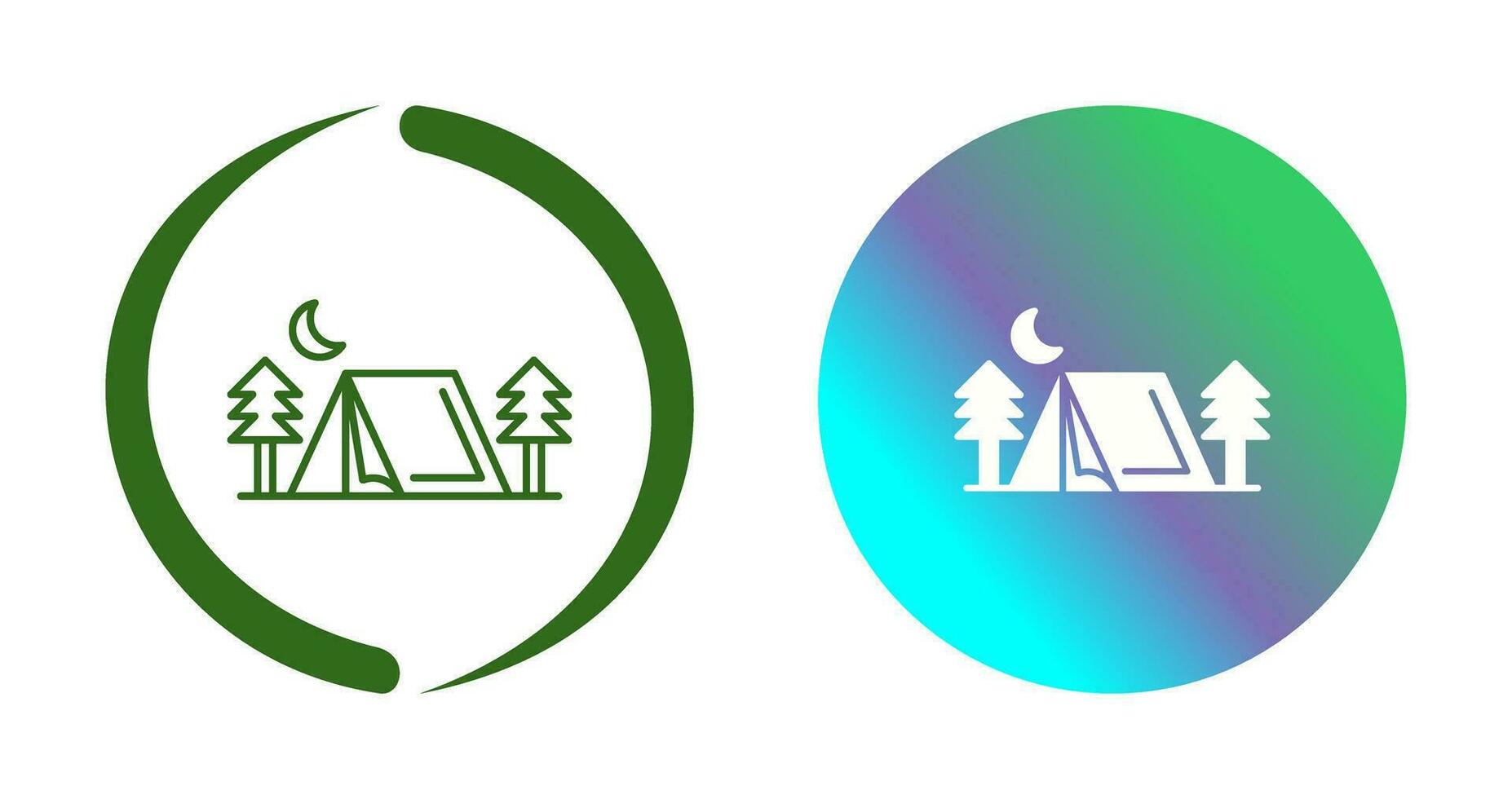 Tent Vector Icon