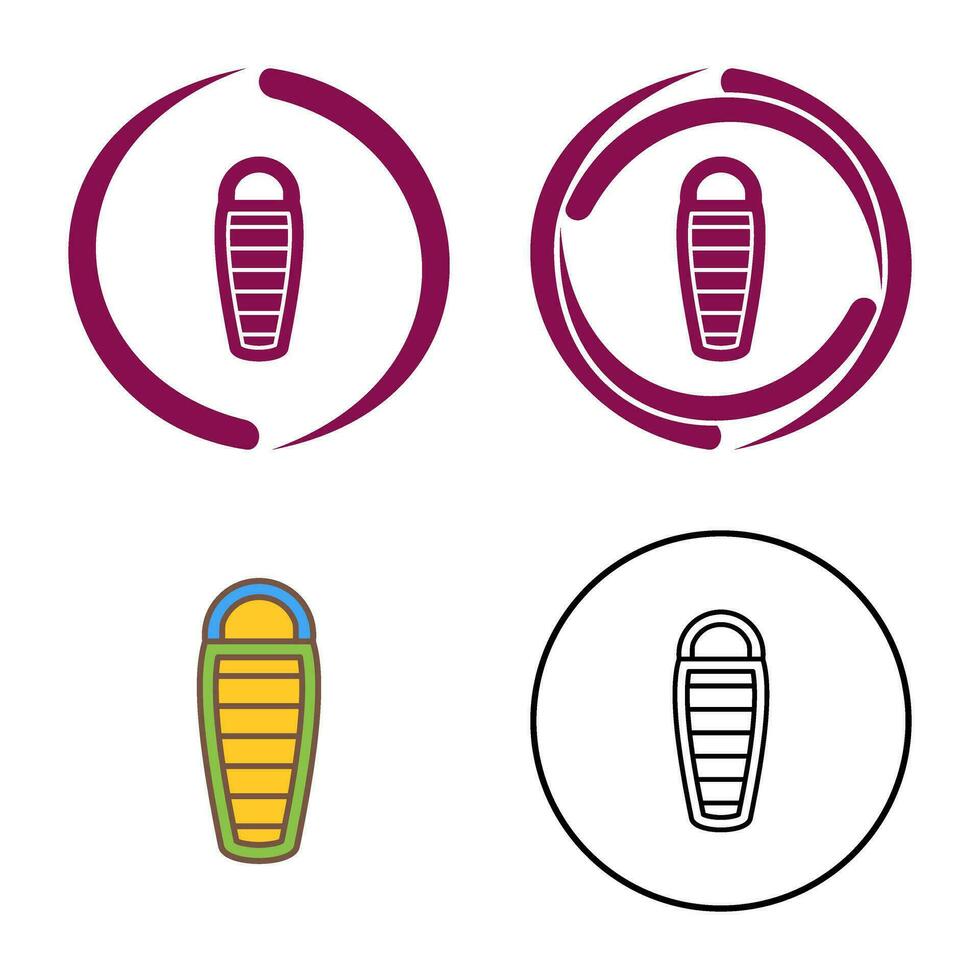 Sleeping Bag Vector Icon