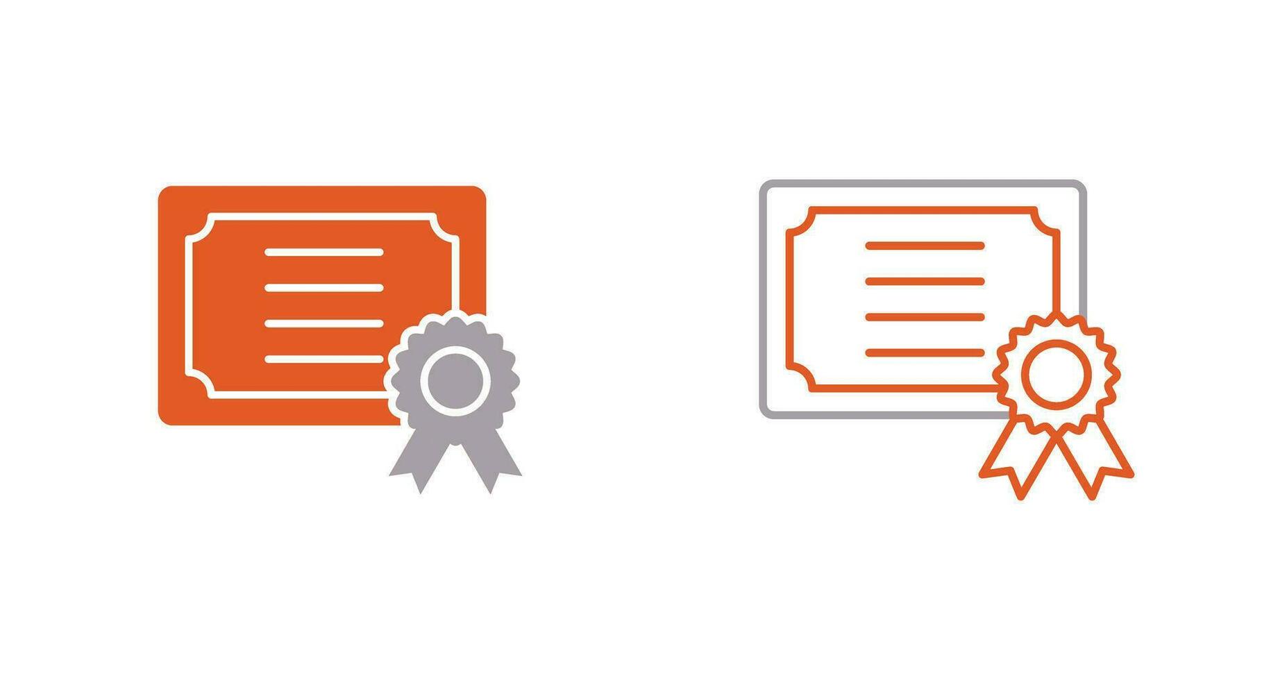 Certificate Vector Icon