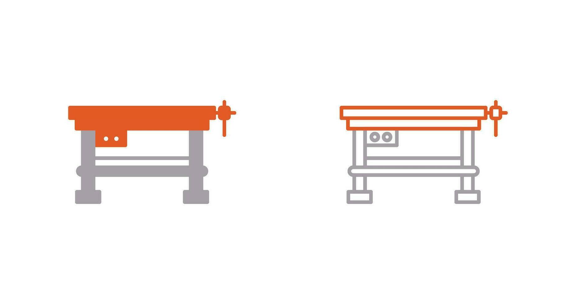 Work Bench Vector Icon