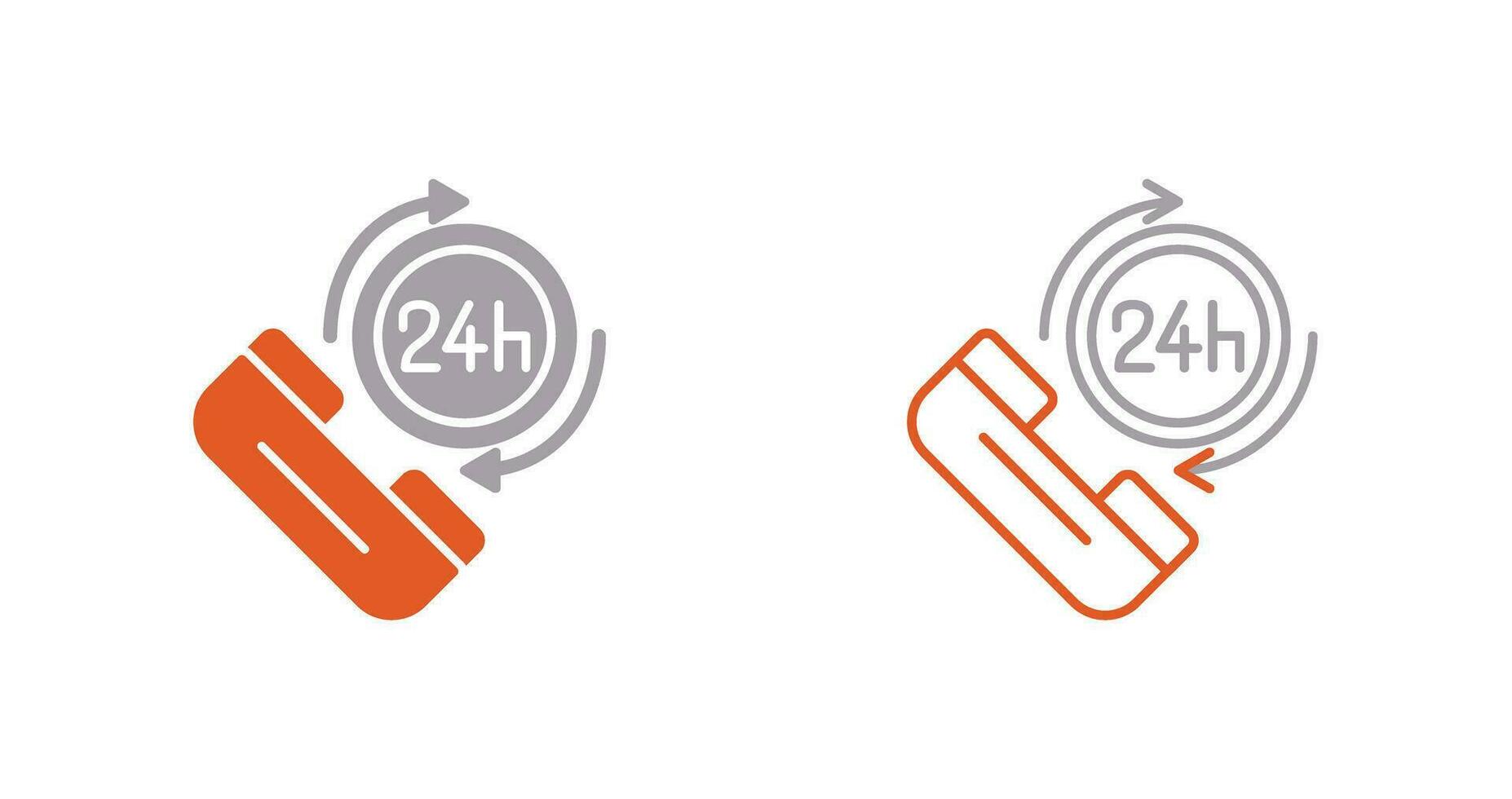 24h Vector Icon