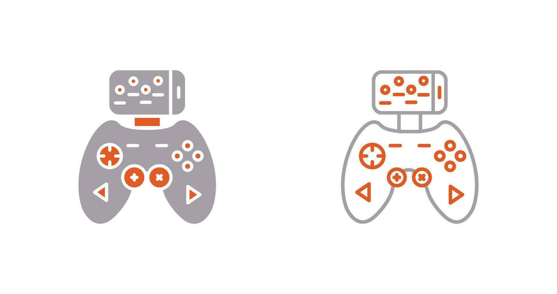 icono de vector de controlador de juego